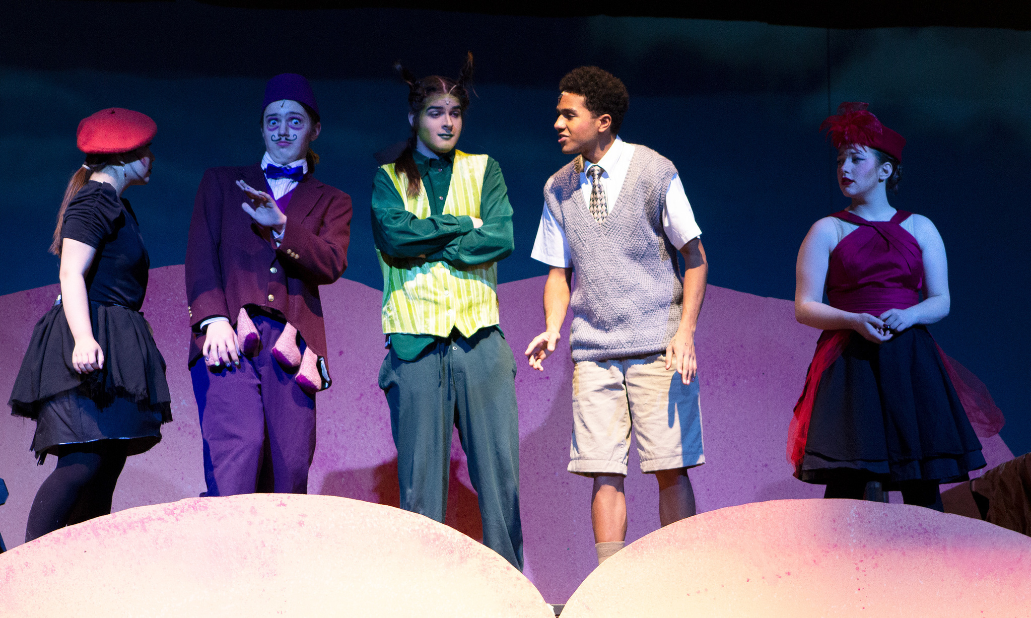Cast members of LHS Theater Production of James and the Giant Peach
