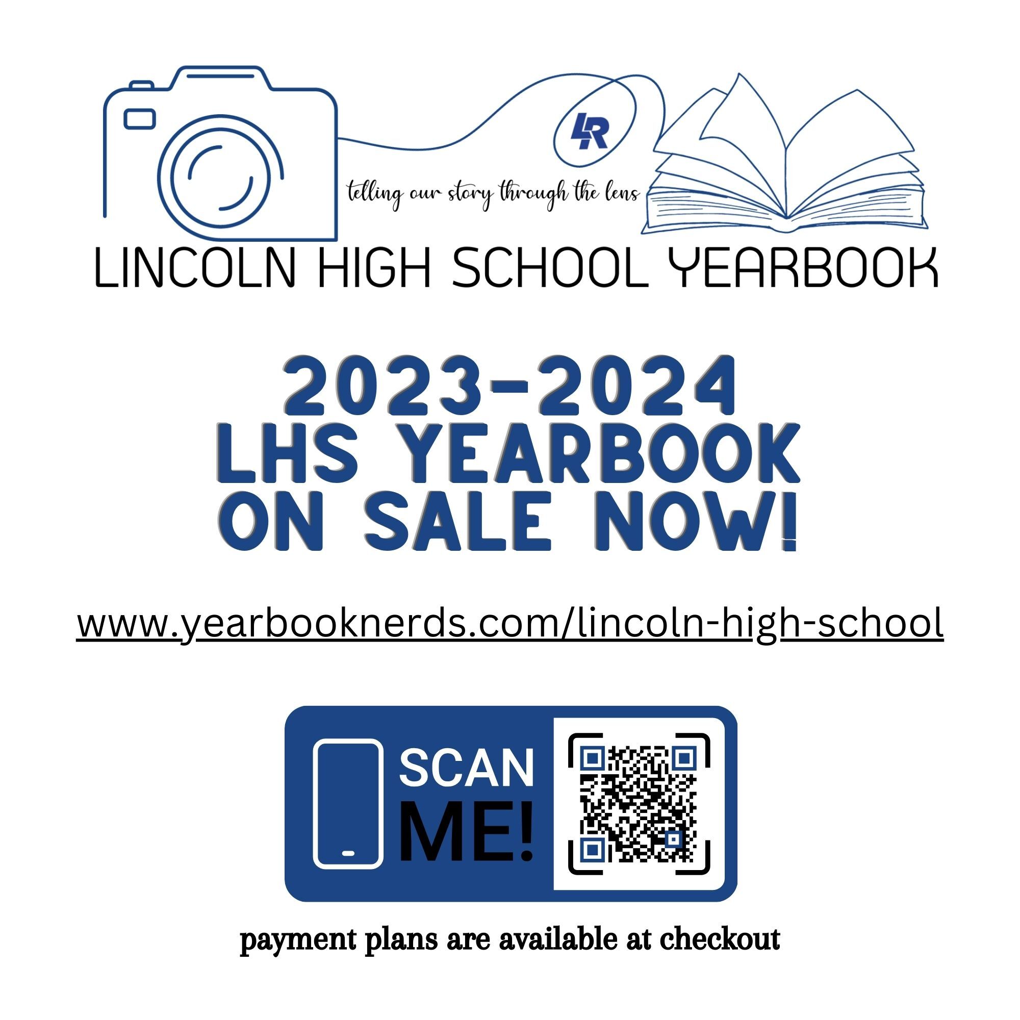2023-2024 Yearbooks on sale now!